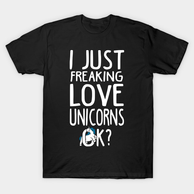 Funny Unicorn Gift T-Shirt by KsuAnn